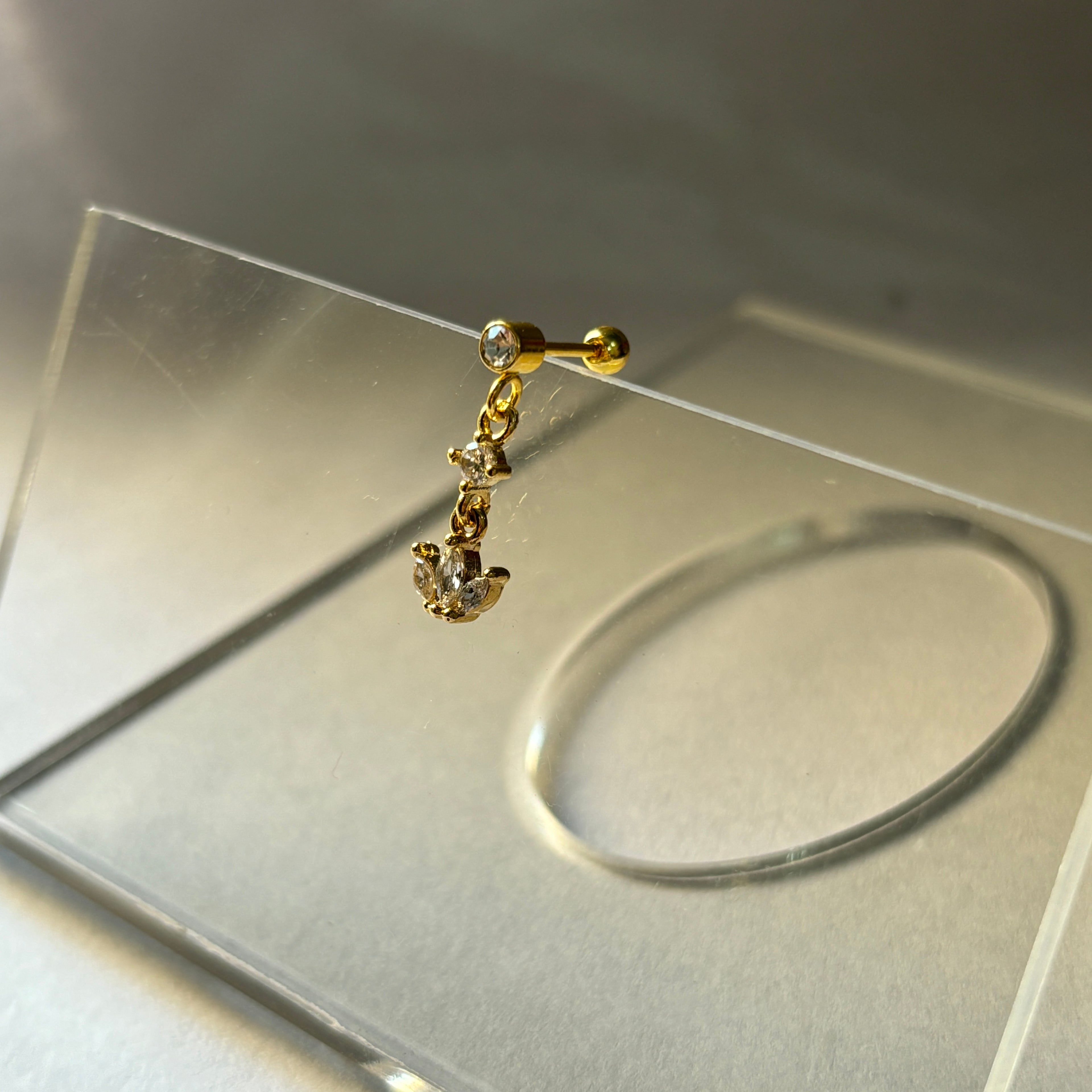 Anvi leaf studs (ball screw) single piece