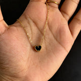 Reversible heart necklace