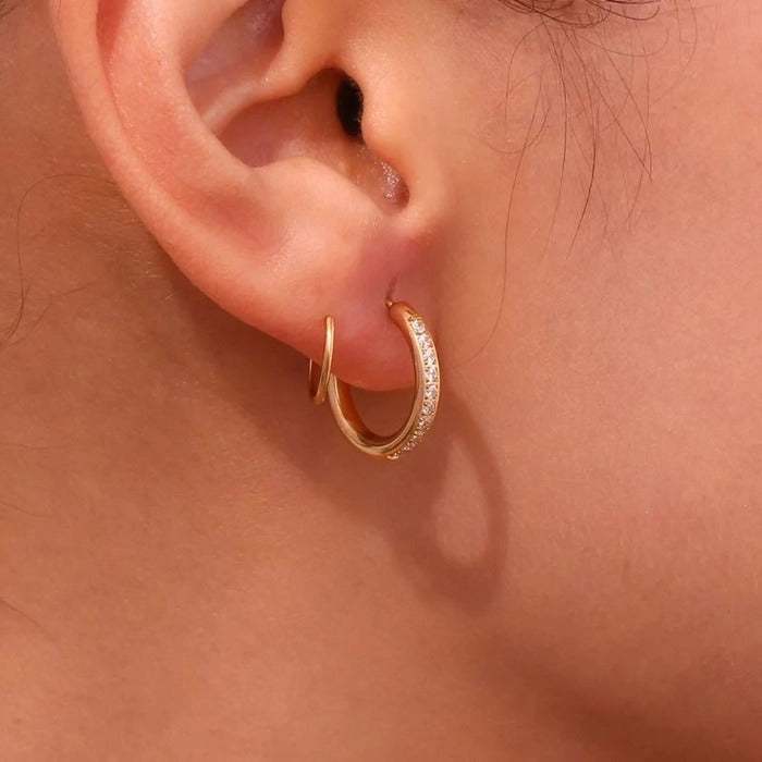 Double Twist Earrings (316L SS)