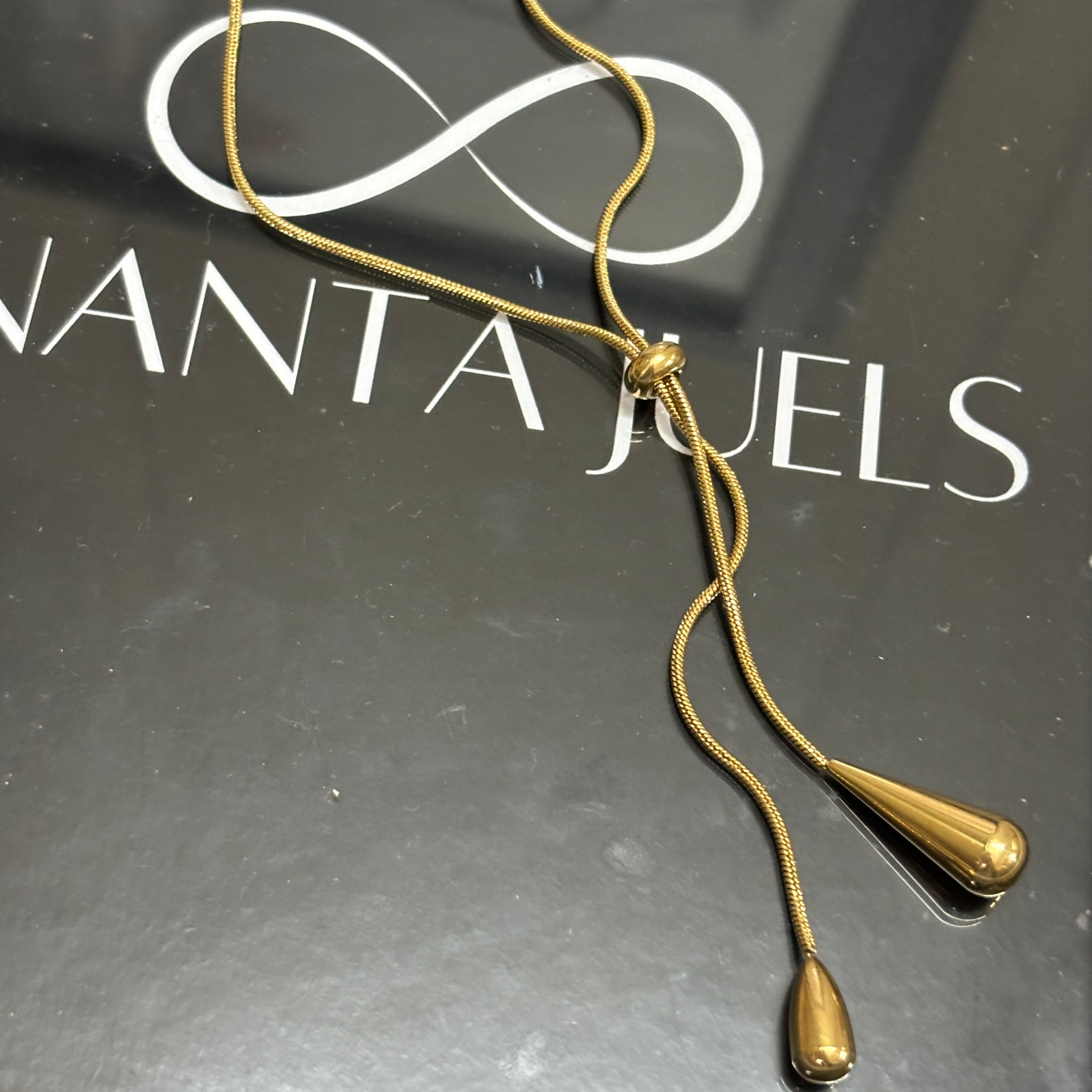 Vintage drop necklace