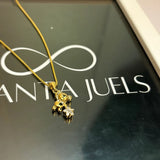 Cute teddy necklace