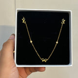 Bella bow necklace