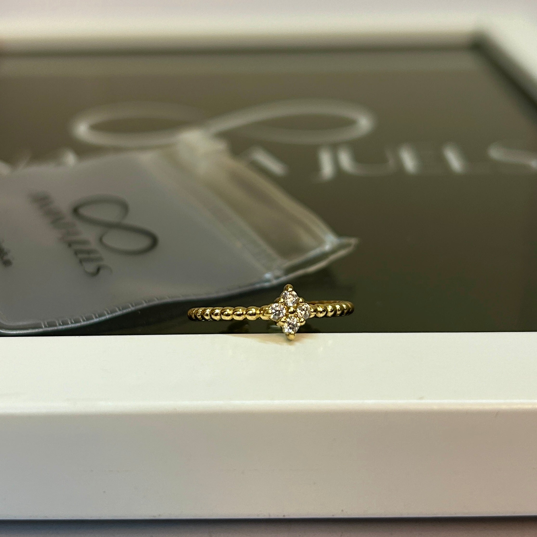 Mini studded ring