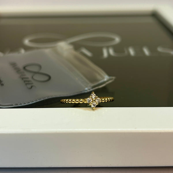 Mini studded ring