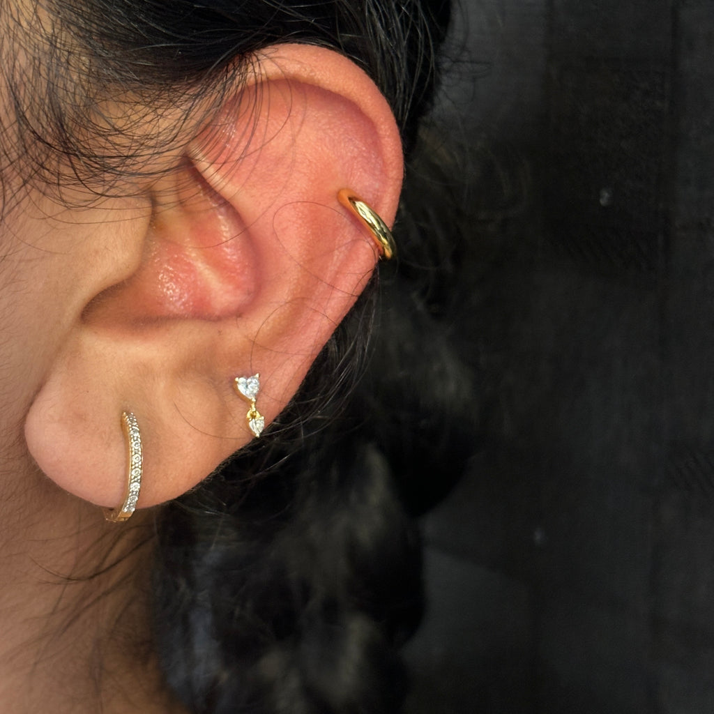 Basic clip on earrings (no piercing)