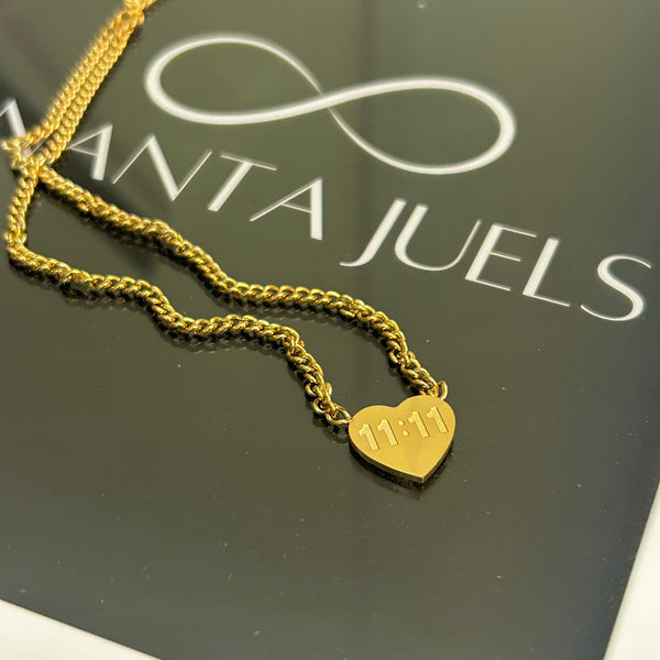 Chunky 11:11 necklace