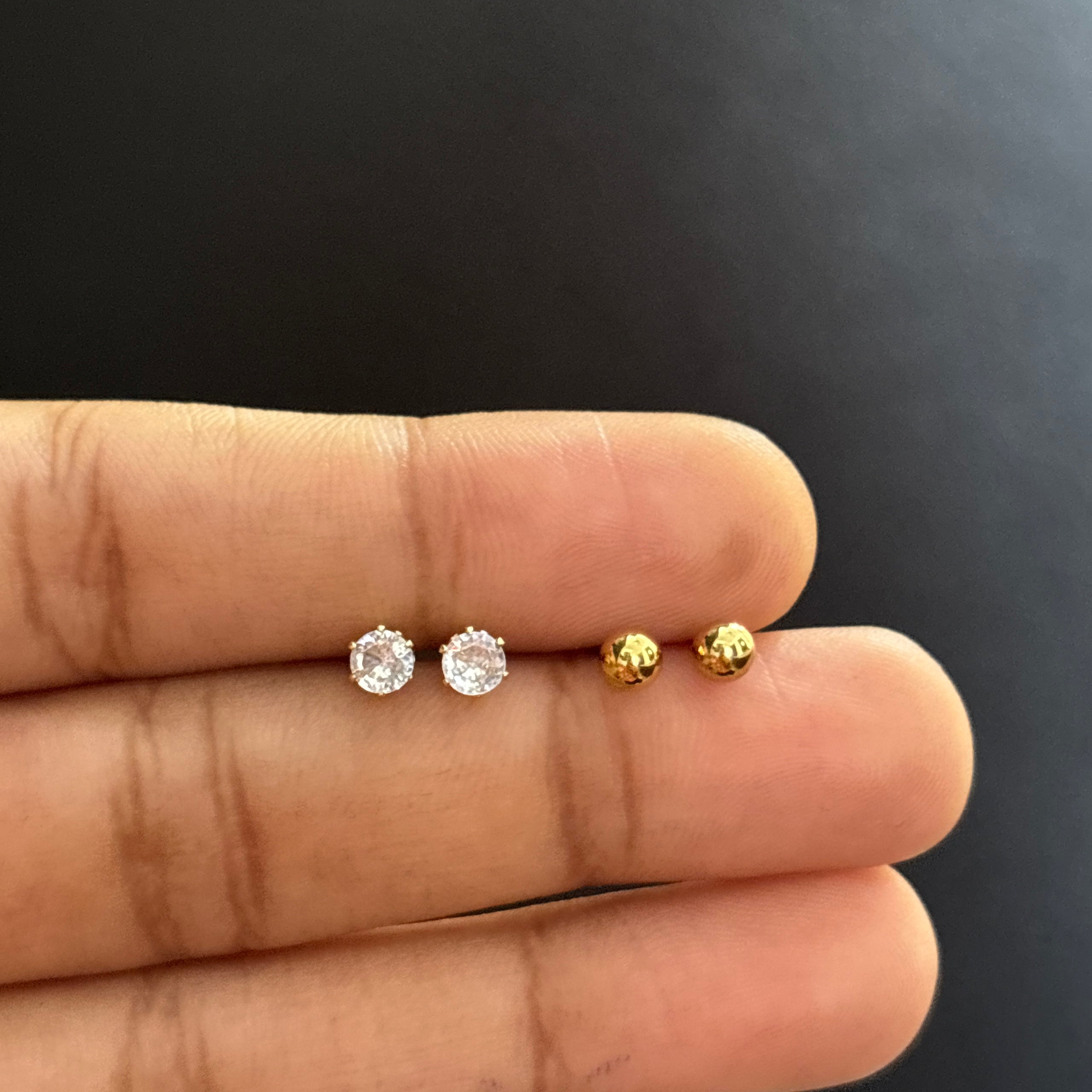 basic stud  (for Double piercing)