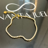 Minimal tennis bracelet