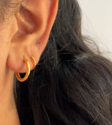 Plain Double twist hoops (no second piercing)