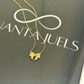 Bow necklace