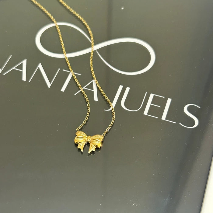 Bow necklace