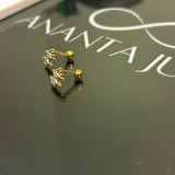 Dual stone studs