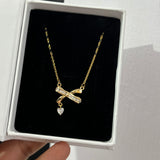 Bow heart mangalsutra