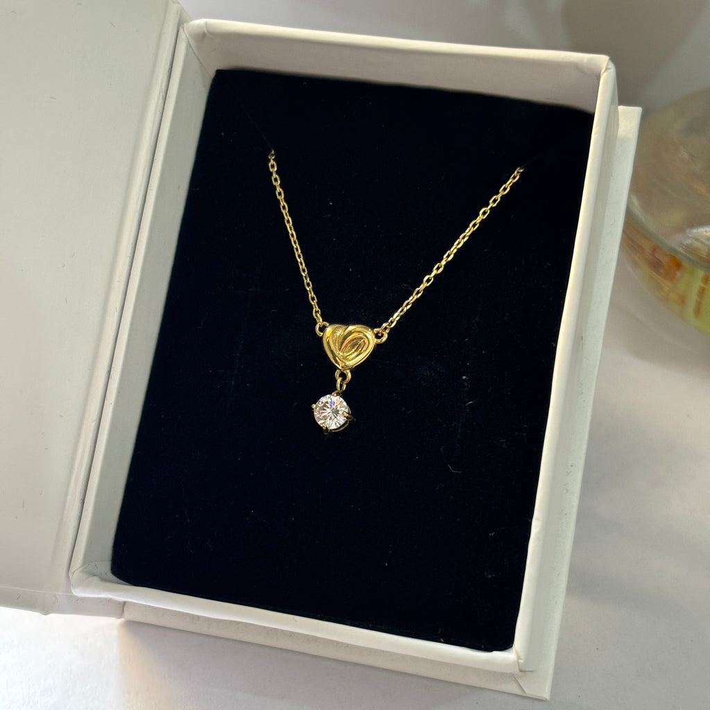 Promise heart necklace