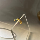 Elegant circle studs (ball screw) single piece