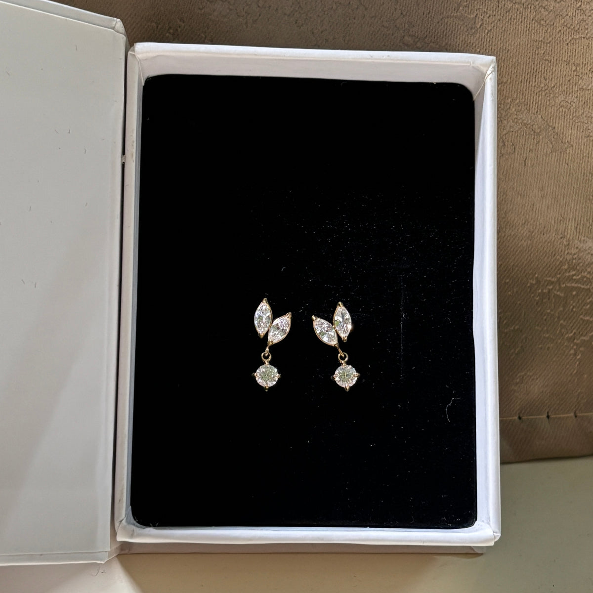 Marquise earrings