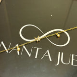Butterfly chain bracelet