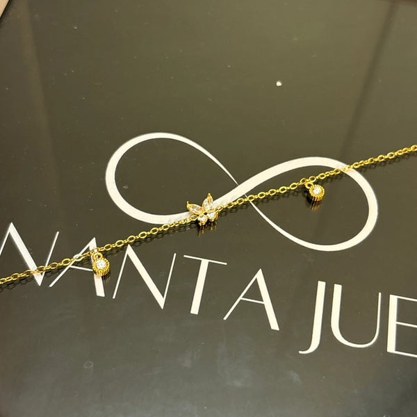 Butterfly chain bracelet