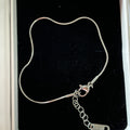 Minimal snake chain bracelet