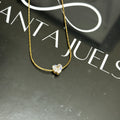 Heart viti necklace