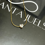 Heart viti necklace