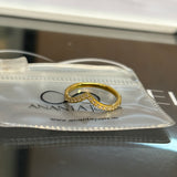 Studded crown ring