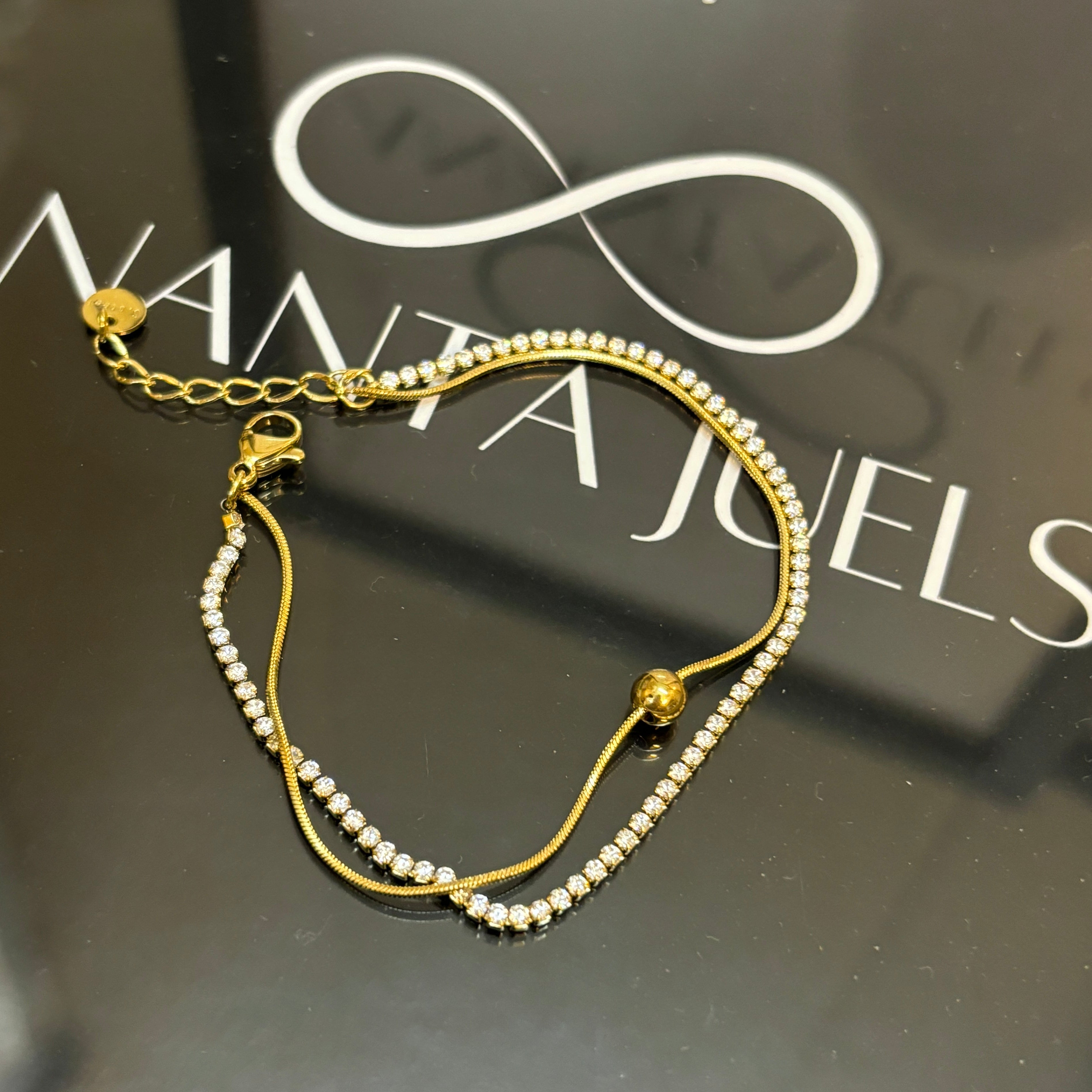 Ball tennis bracelet