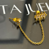 Anvi Double piercing earrings (1 pcs)