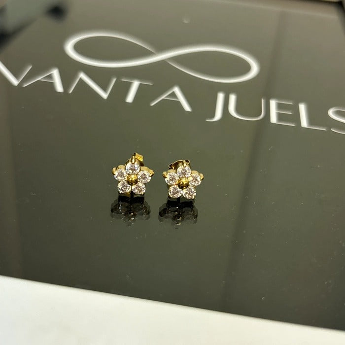 Classic floral studs