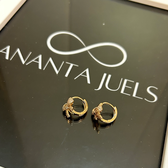 Bow bali earrings