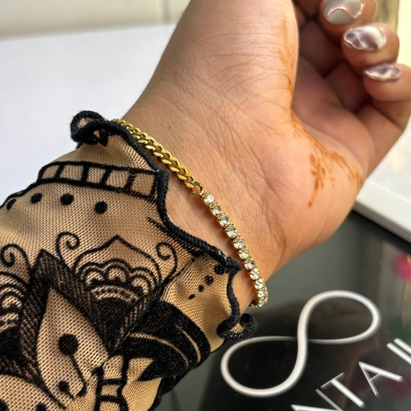 Half chain bracelet