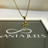 Cute teddy necklace