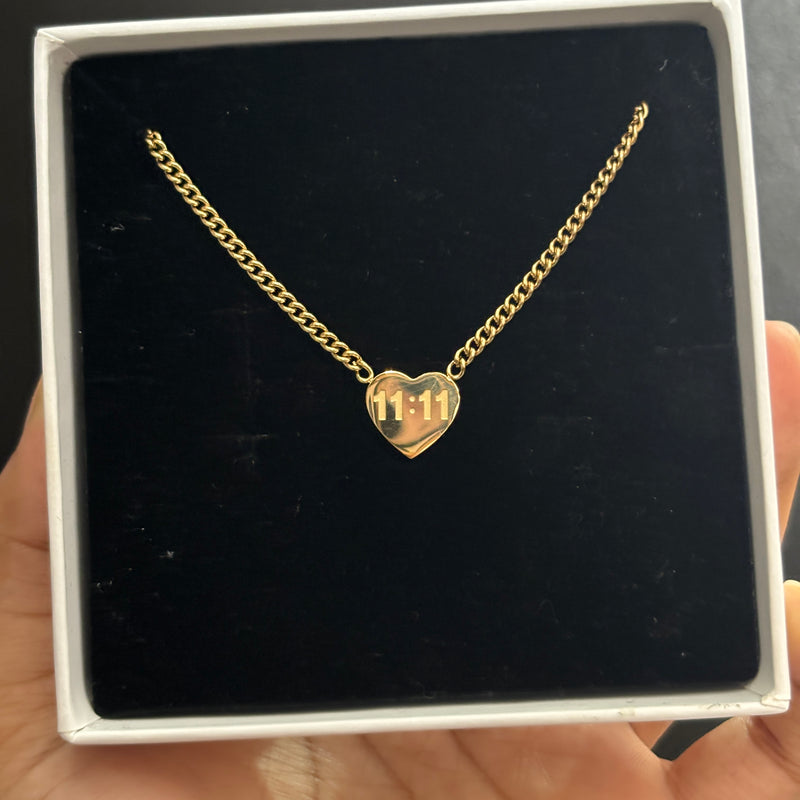 Chunky 11:11 necklace
