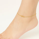 Beaded anklet