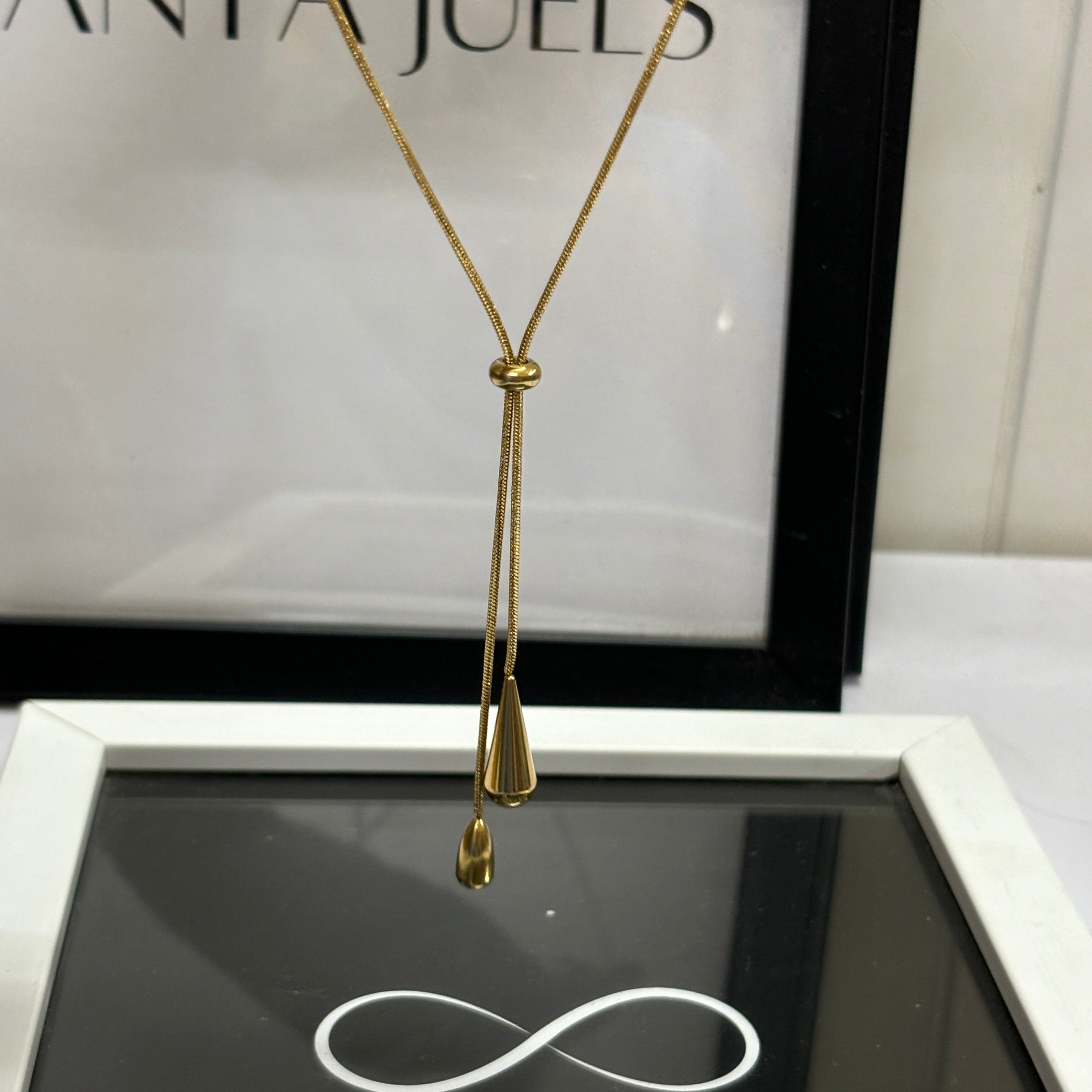 Vintage drop necklace