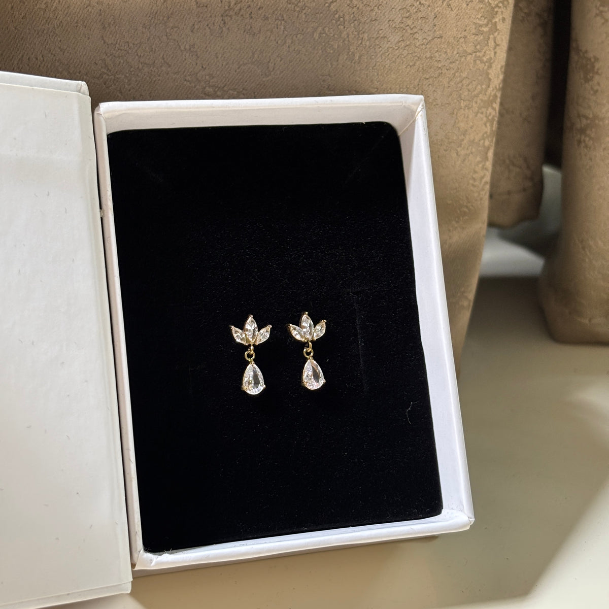 Lotus earrings
