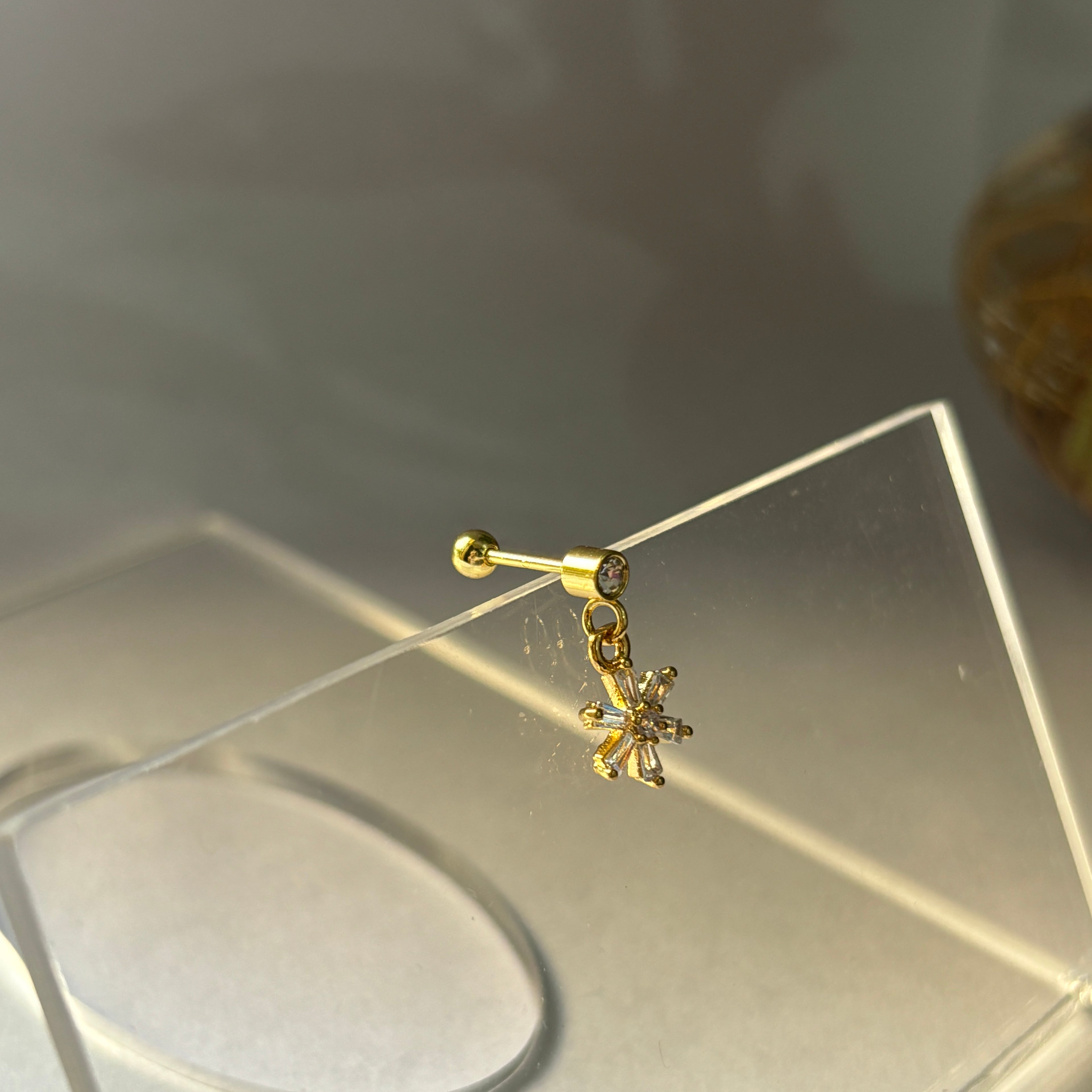 Floral studs (ball screw) single piece