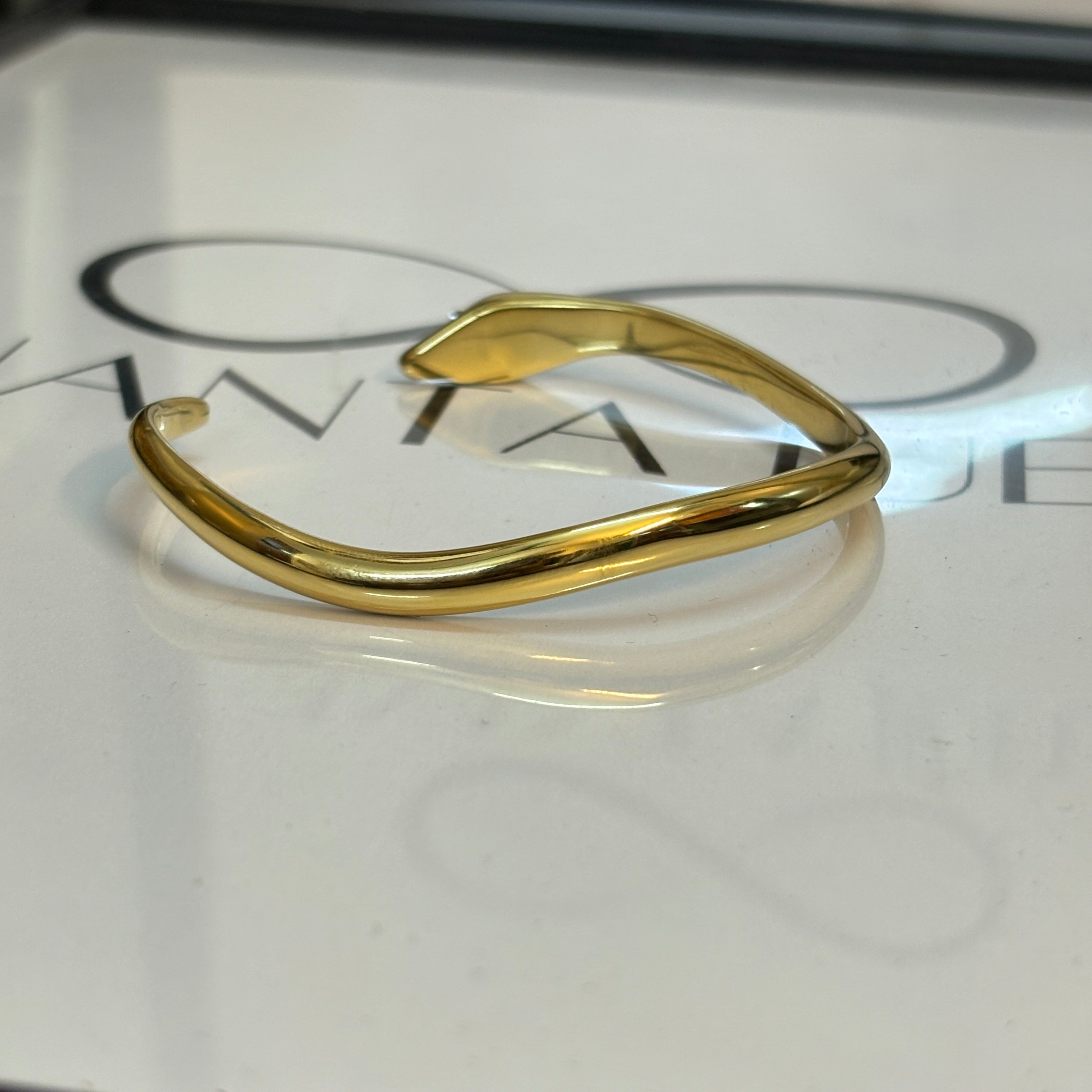 Snake cuff bracelet
