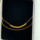 Double layer anklet