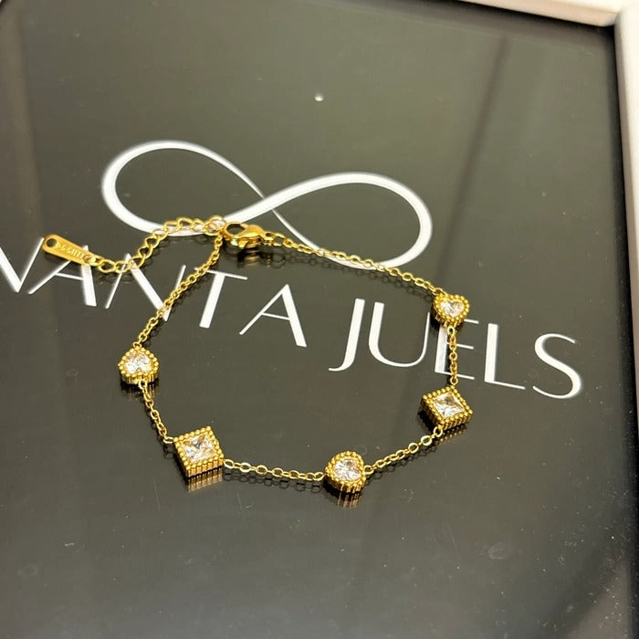 Luv chain bracelet