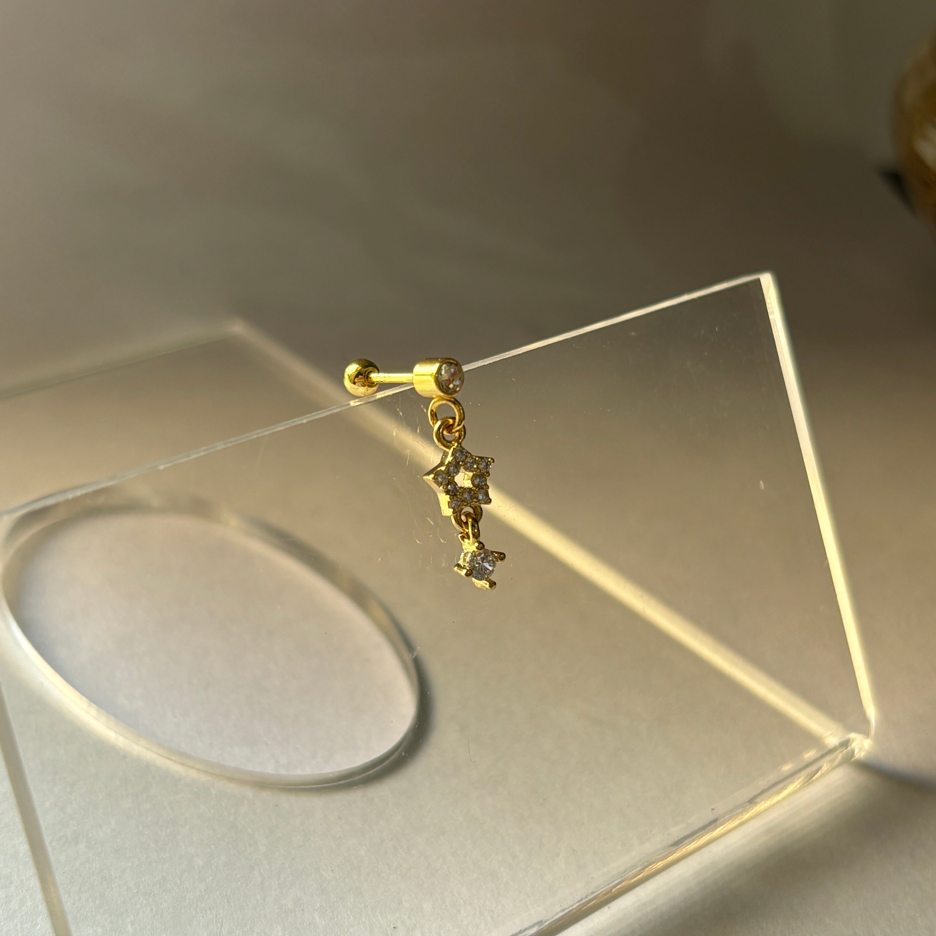 Hanging star studs (ball screw) single piece