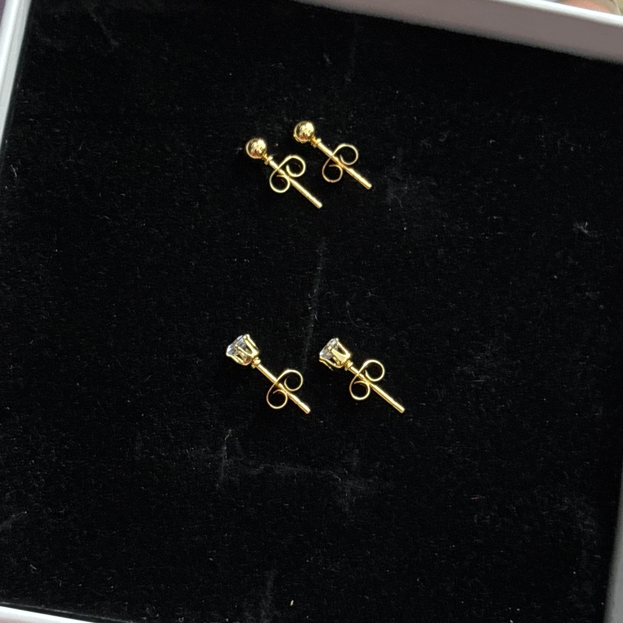 basic stud  (for Double piercing)