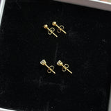 basic stud  (for Double piercing)