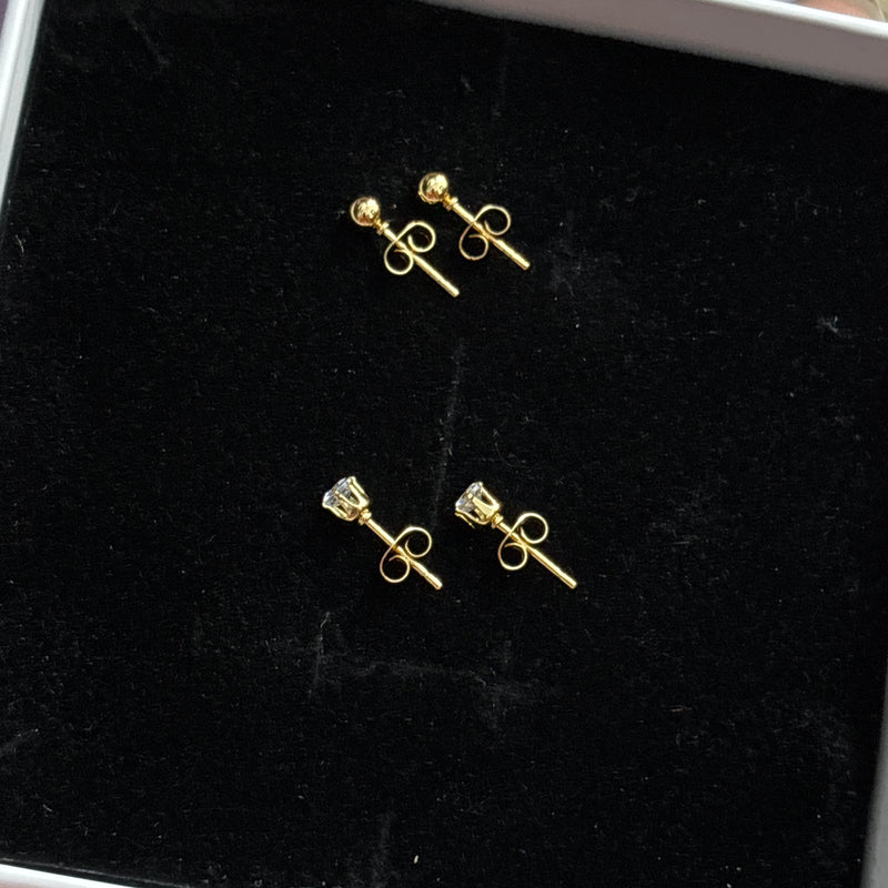 basic stud  (for Double piercing)