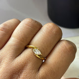 Marquise ring