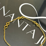 Infinity chain bracelet