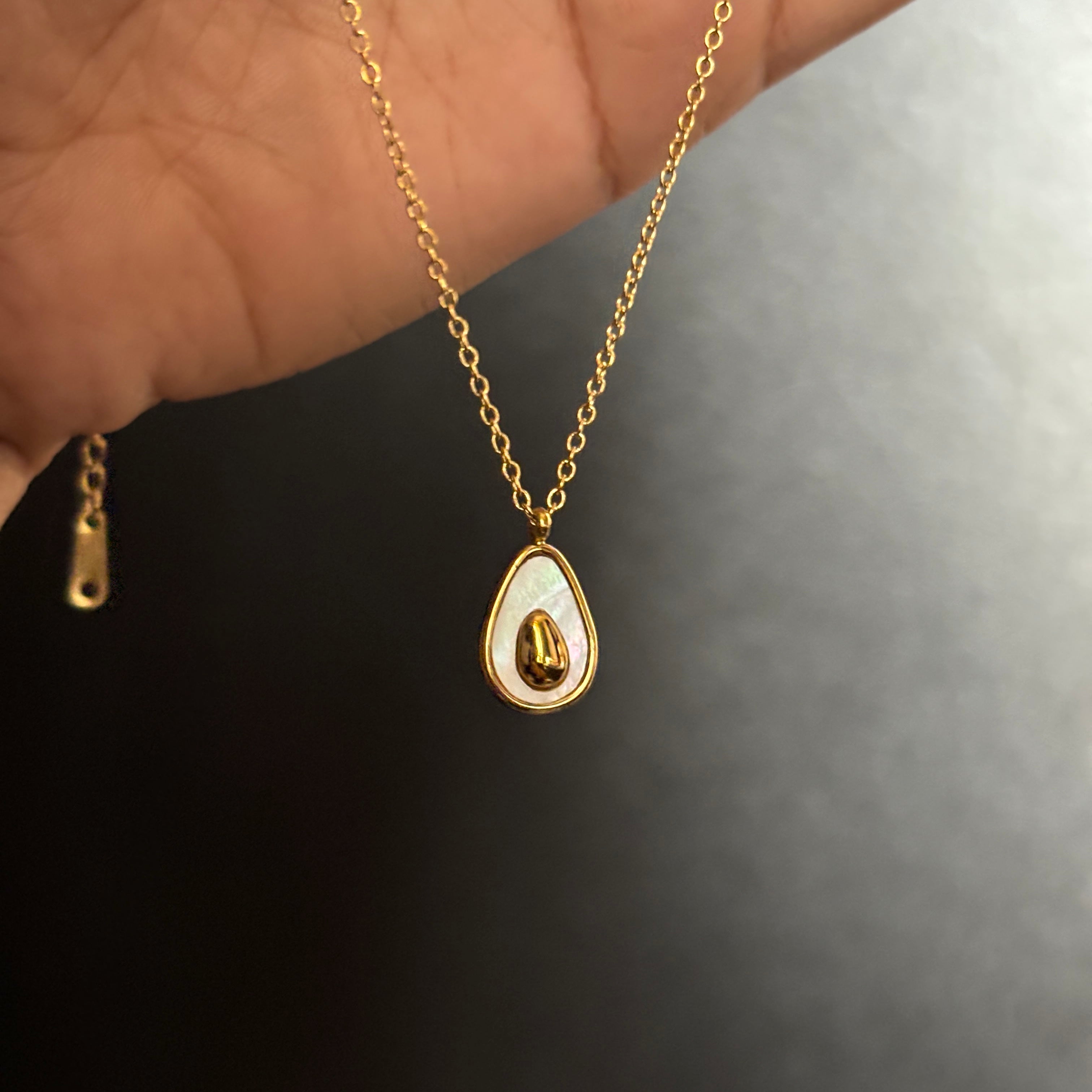 Cute avocado necklace