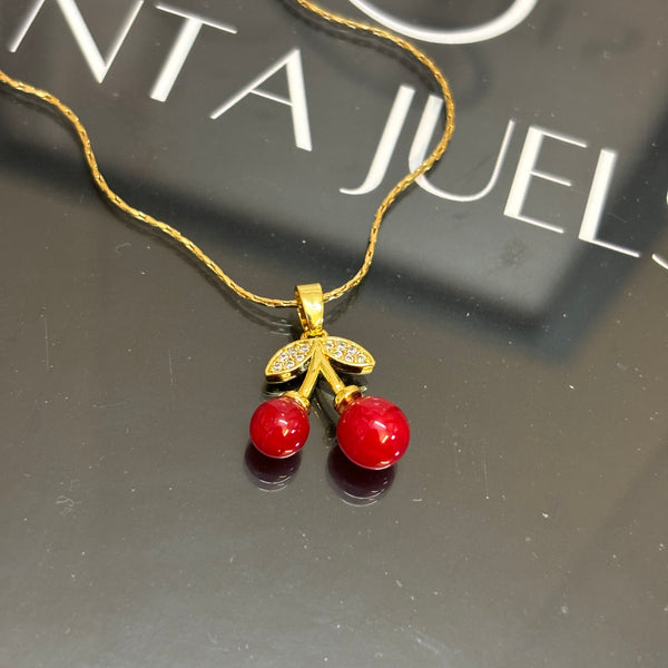 Cherry necklace