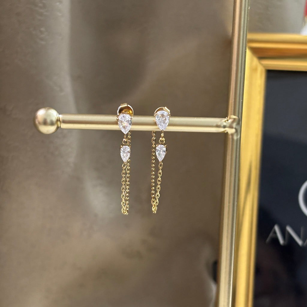 Glow drop earrings