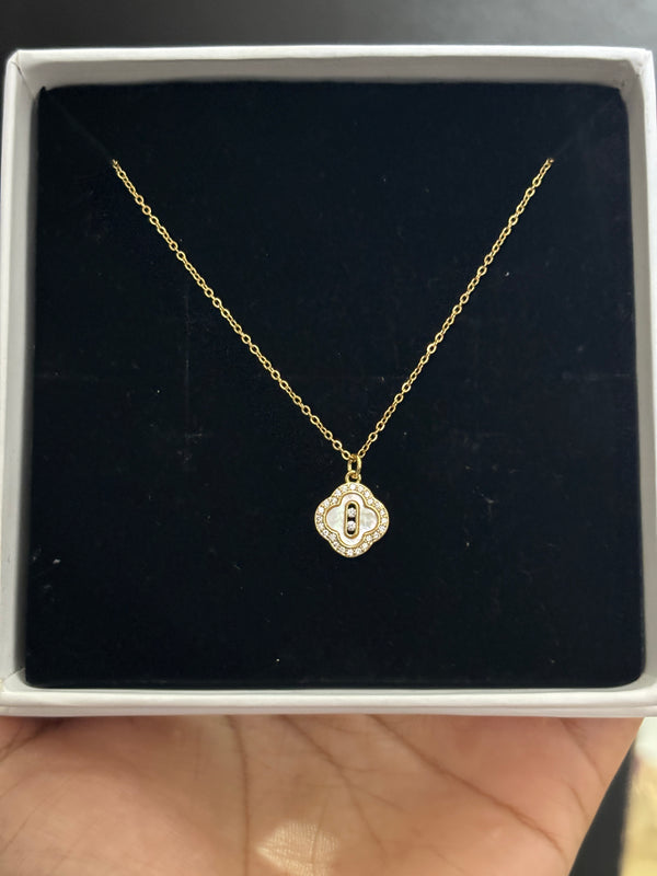 Studded Luv necklace